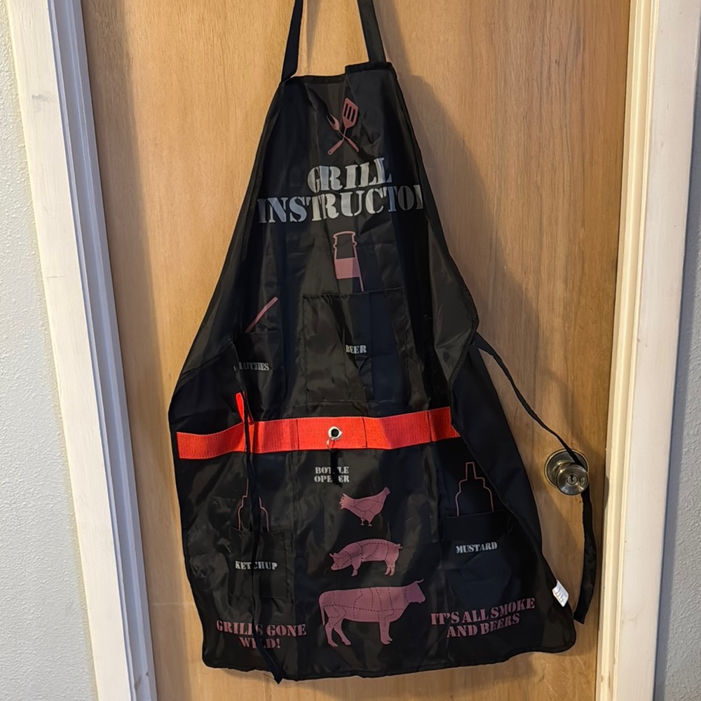 Black Grill Instructor Apron
